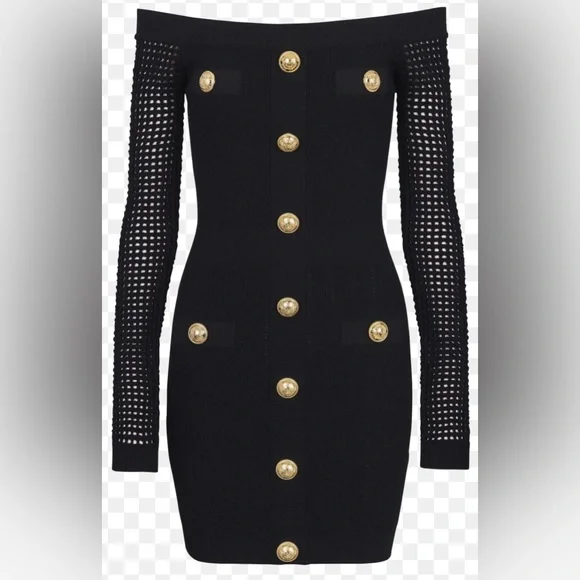 Balmain Knit Mini Dress - Picture 1 of 7
